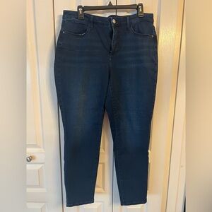Talbots Women's Deep Blue Jegging Jeans 14W